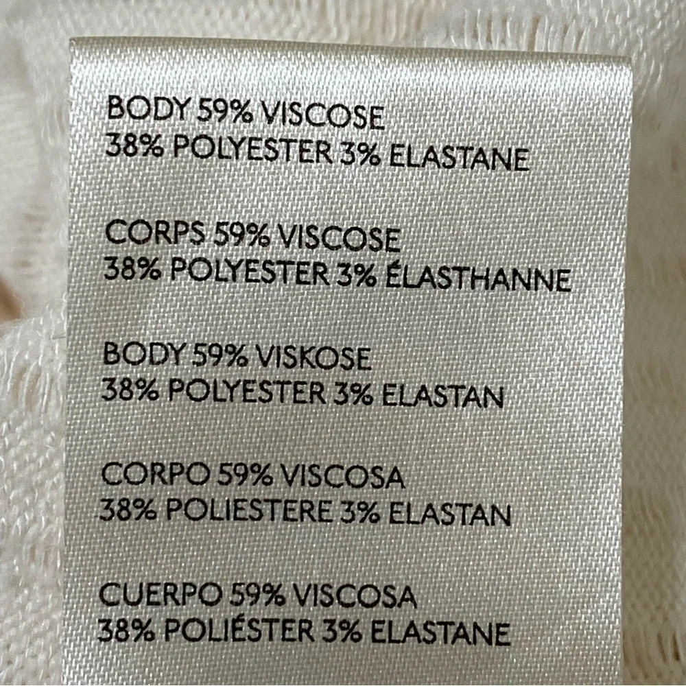 Maeve Anthropologie Vanna Sweater Size Small Cream Ribbed Cowl Neck Cozy Knit - Picture 8 of 9